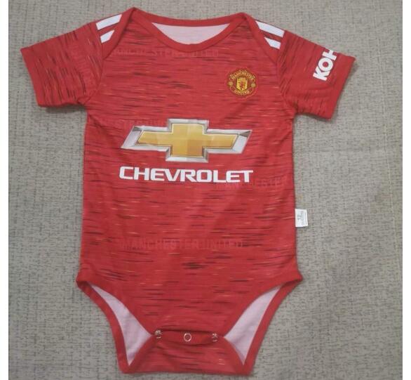 Manchester United Home Infant Baby Soccer Jersey Suit 2020/21